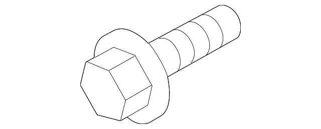 Lower Deflector Bolt - Scion (90118-WB560)