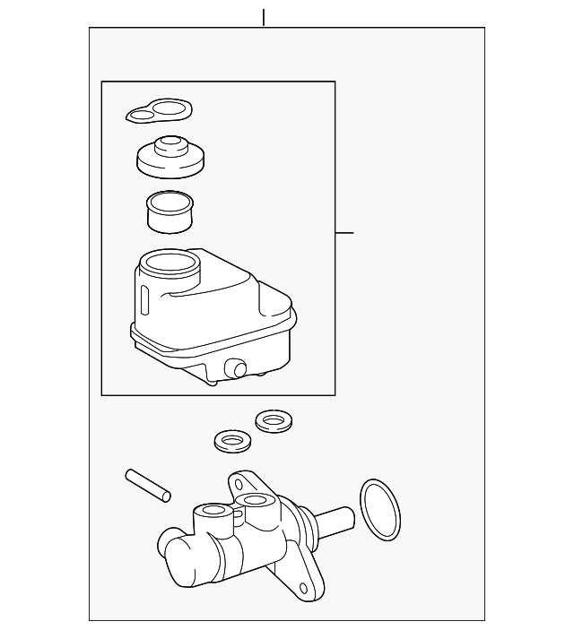 20092023 Toyota Master Cylinder 4720104170 Toyota Parts Center