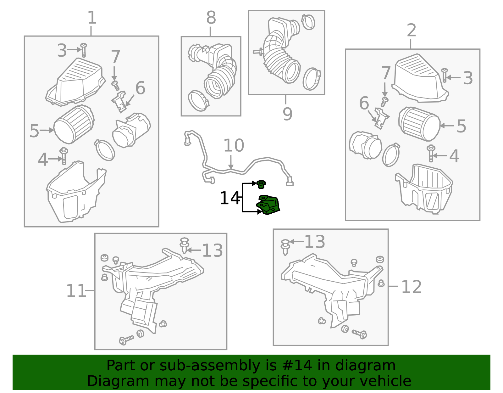 F Bracket - Cadillac (84131759)