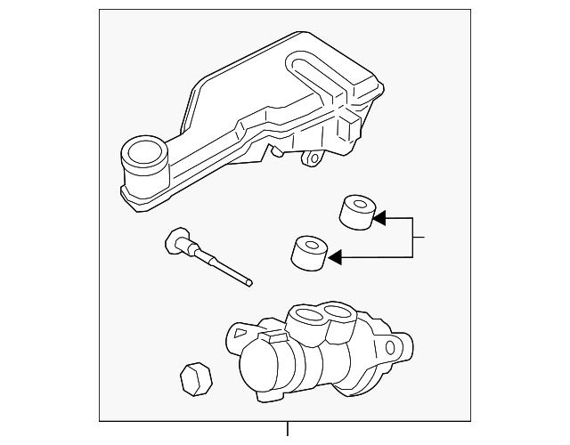 DG9Z2140D 20132020 Ford Master Cylinder Fairway Ford Parts