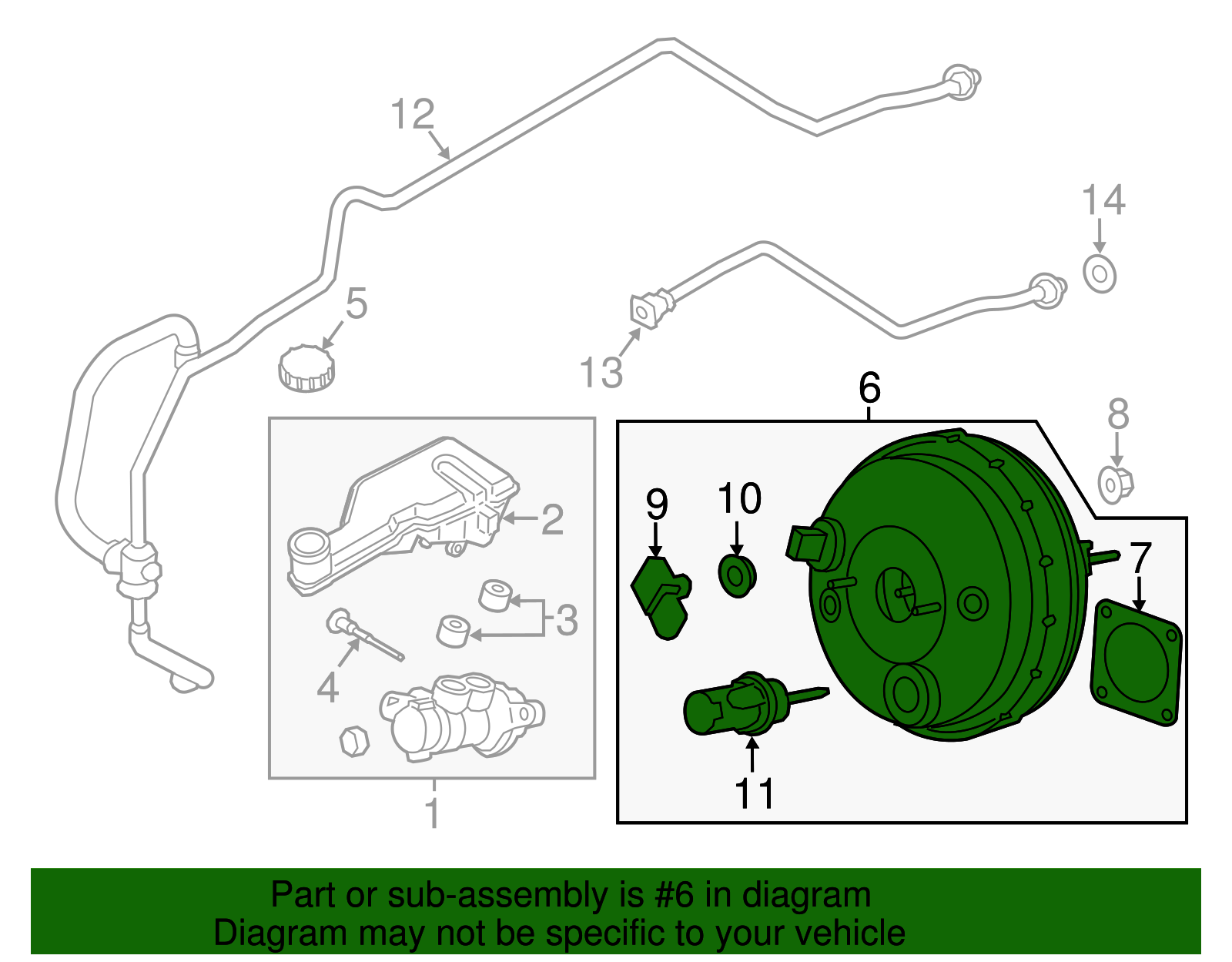 Brake Booster - Ford (HG9Z-2005-E)