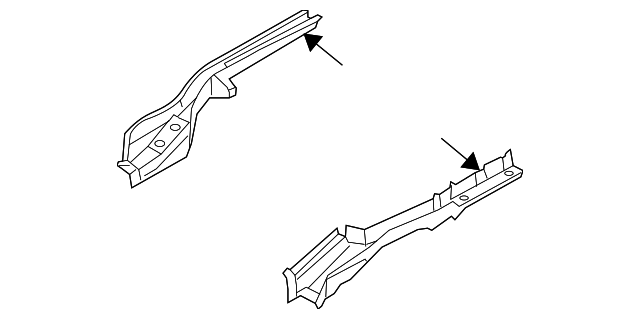 Passenger Side Rear Side Rail - GM (96888613)