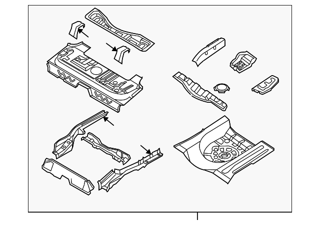Rear Floor Panel - GM (96813457)