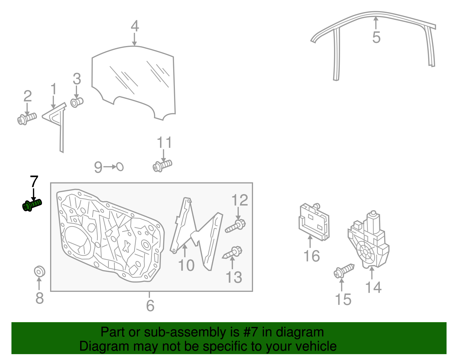Door Check Bolt - Volkswagen (WHT-002-109)