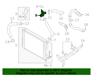 Bouchon De Remplissage Radiateur Aramox - Compatible Mazda 5 2006-2010 - Réf OE LFB7-15-17YF