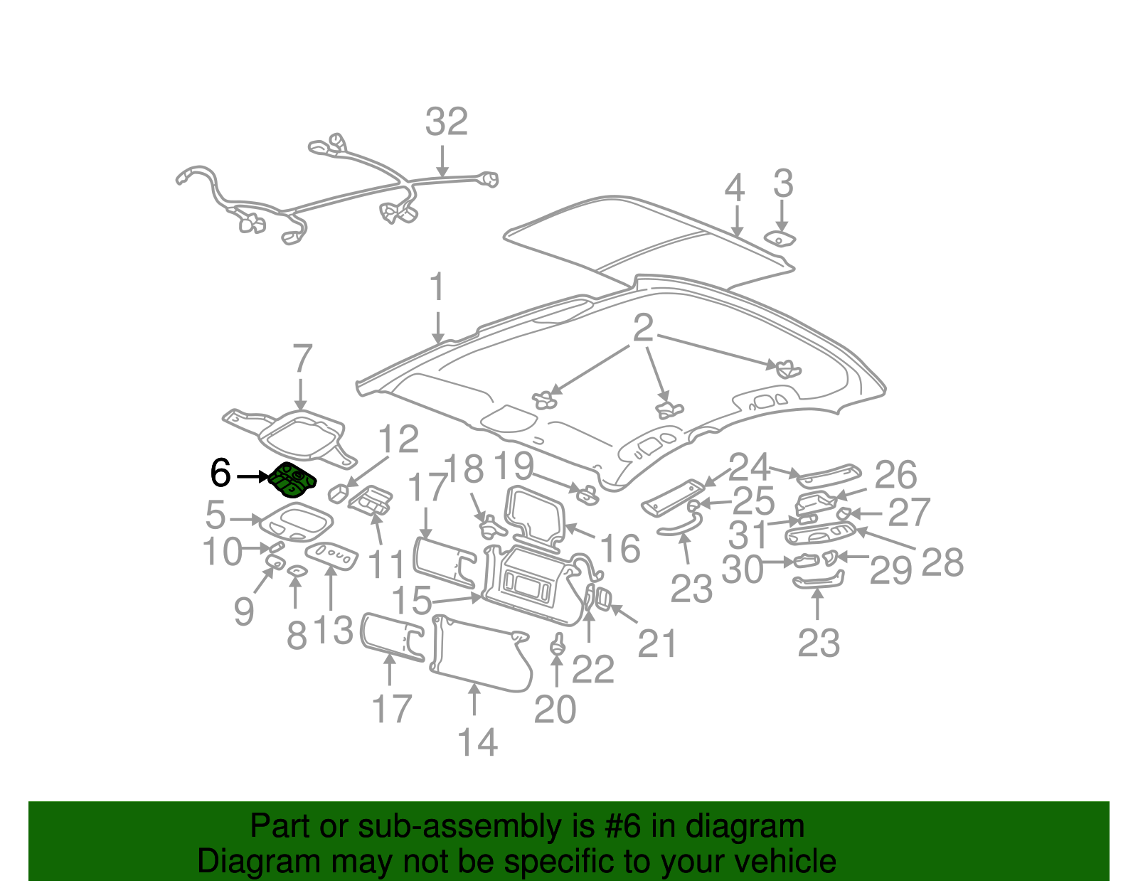 Lamp Housing - GM (25675798)