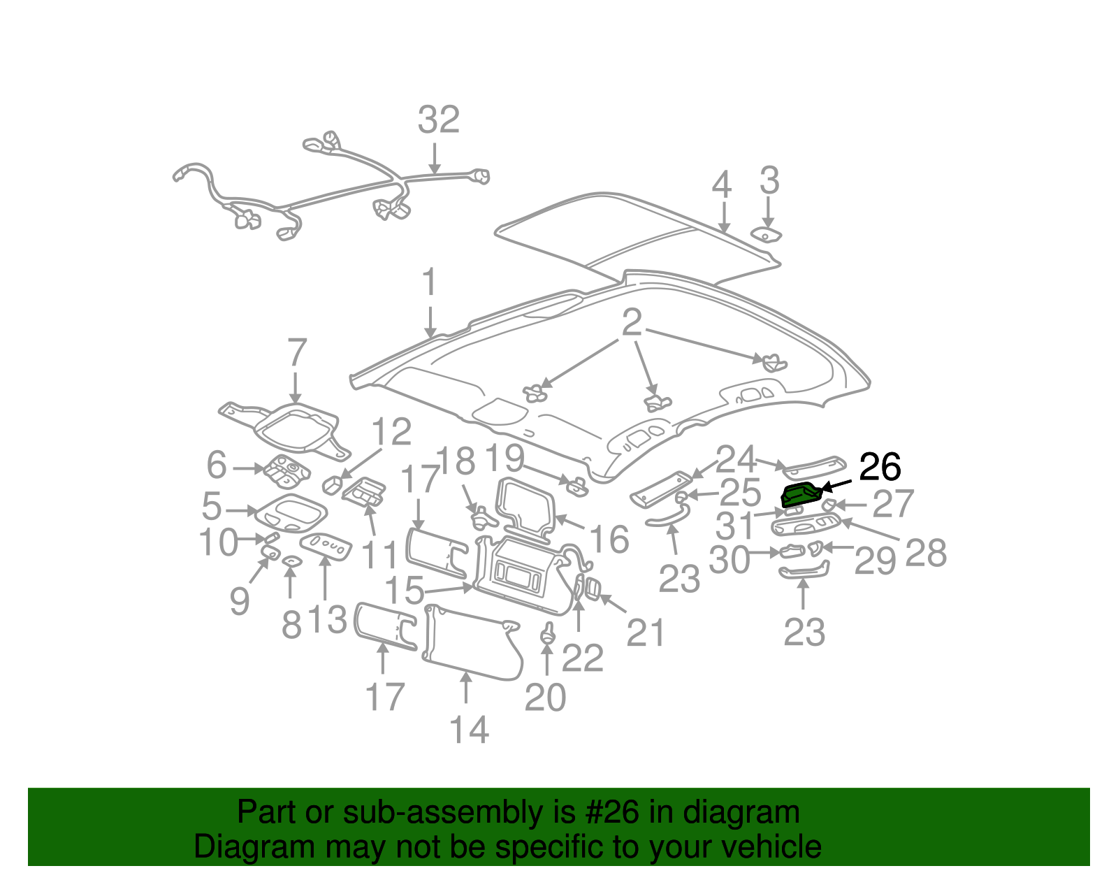 Lamp Housing - GM (25675800)