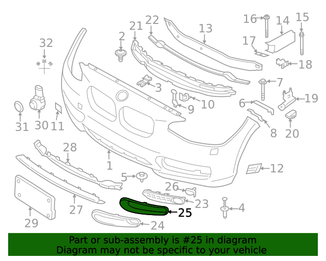 51117452305 20182021 BMW Trim Ring (51117452305) BMW of South