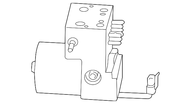 ABS Pressure Modulator Valve with Bolt - Cadillac (89047800)