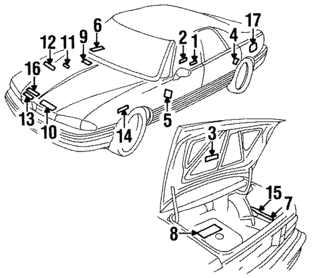 Label, Da Wrg Harness Fuse Black    Ident - GM (12162935)