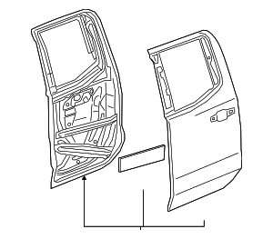 2020-2025 GM Door Shell 85560307 GM | GMPartsDirect.com