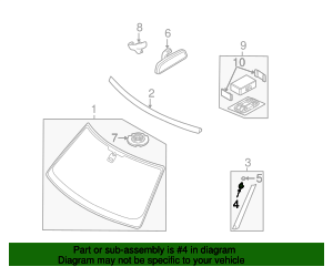 IPN500050 - Side Molding Lower Clip - 2003-2012 Land-Rover ...