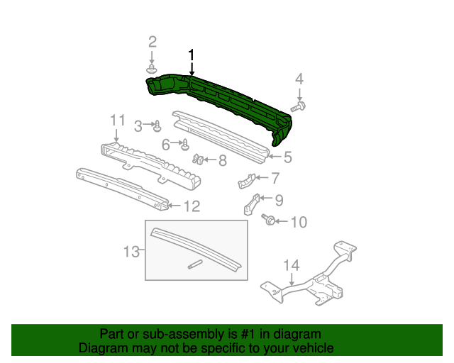 04715SCVA90ZB Bumper Cover 20032006 Honda Element All Discount