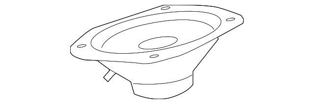 Speaker Assembly, Rdo Rear - GM (90584357)