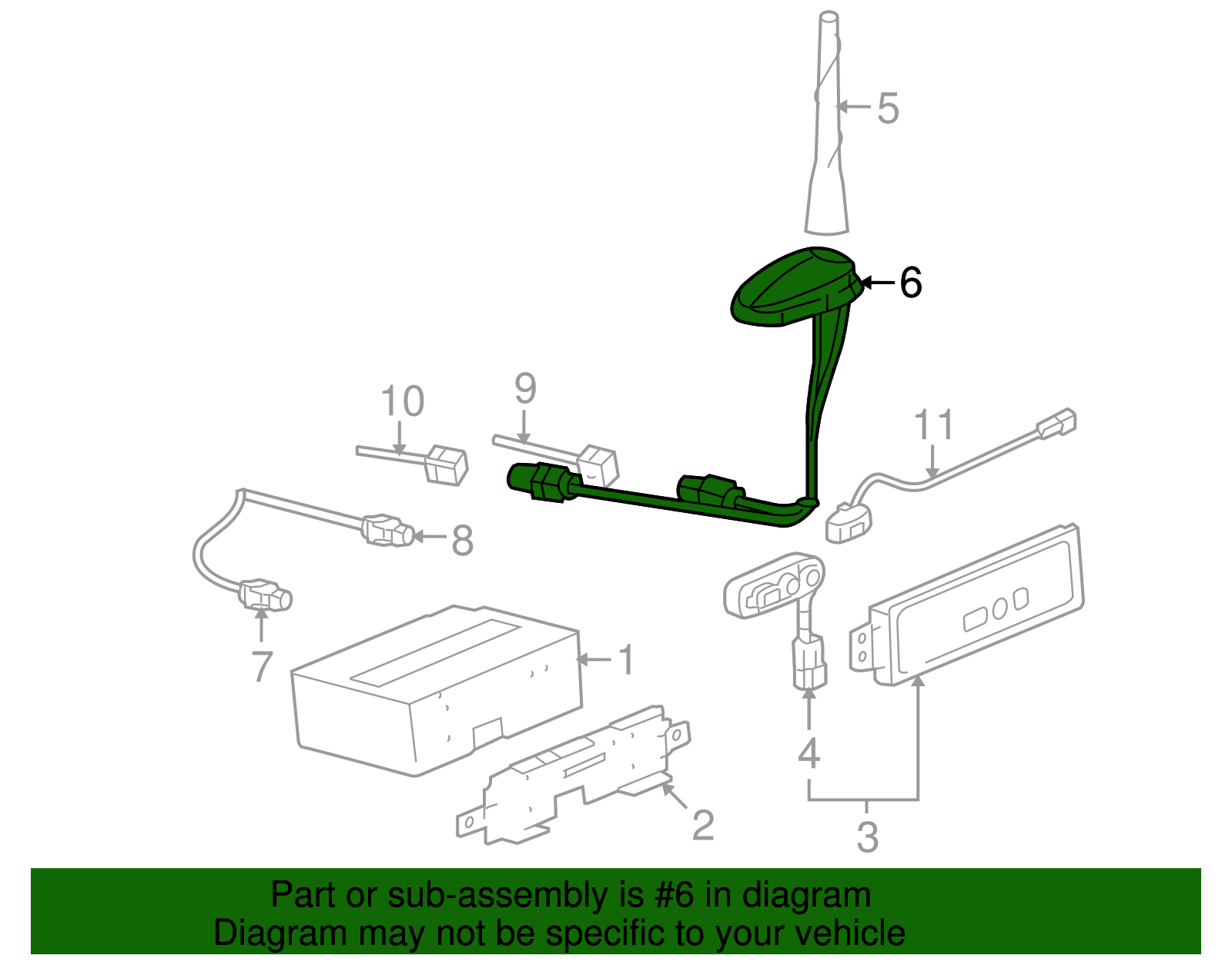 Base, Rdo Antenna - GM (15175079)