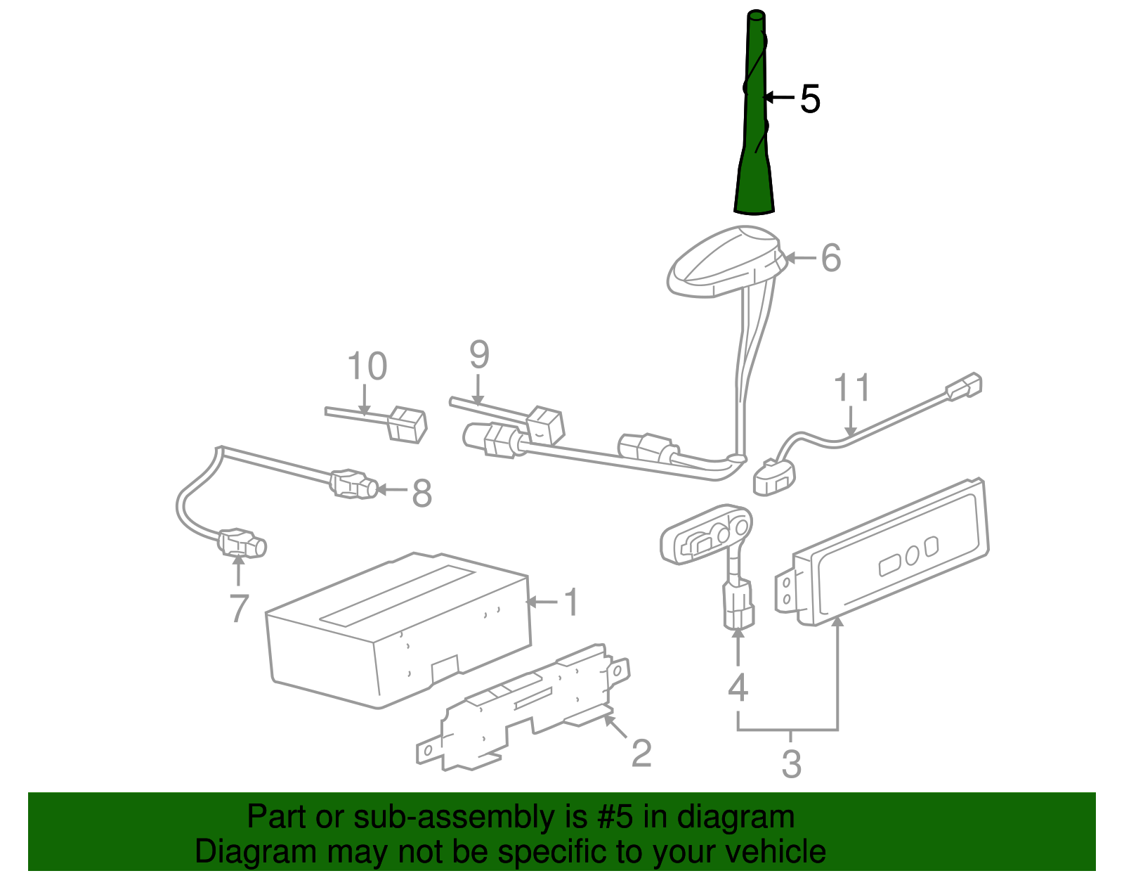 Antenna, Mobile Tel - GM (15206650)