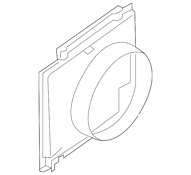 Genuine OEM Ford Part Fan Shroud 7C3Z8146G Genuine OEM Ford Parts