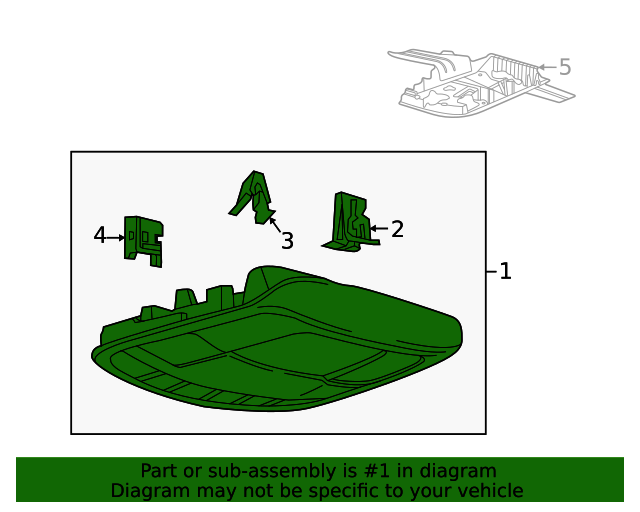 20172023 Ford Overhead Console FT4Z58519A70EV Blue Springs Ford Parts