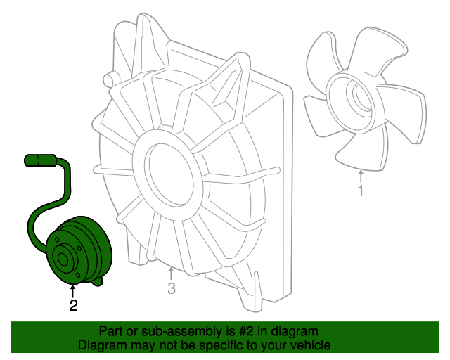 19030RTA004 Motor Cooling Fan (Toyo) 20062011 Honda Civic