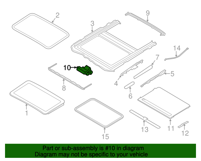 67617316535 Sunroof Motor 20092021 BMW Buy BMW Parts Now