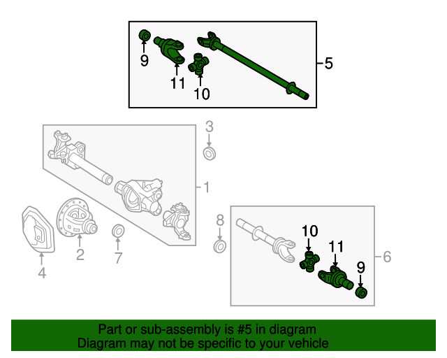 20052020 Ford Drive Axle Shaft FC3Z3219B Village Ford