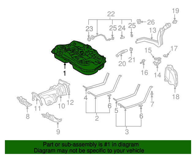2000 Lexus RX300 Fuel Tank 7700148021 OEM Parts Online