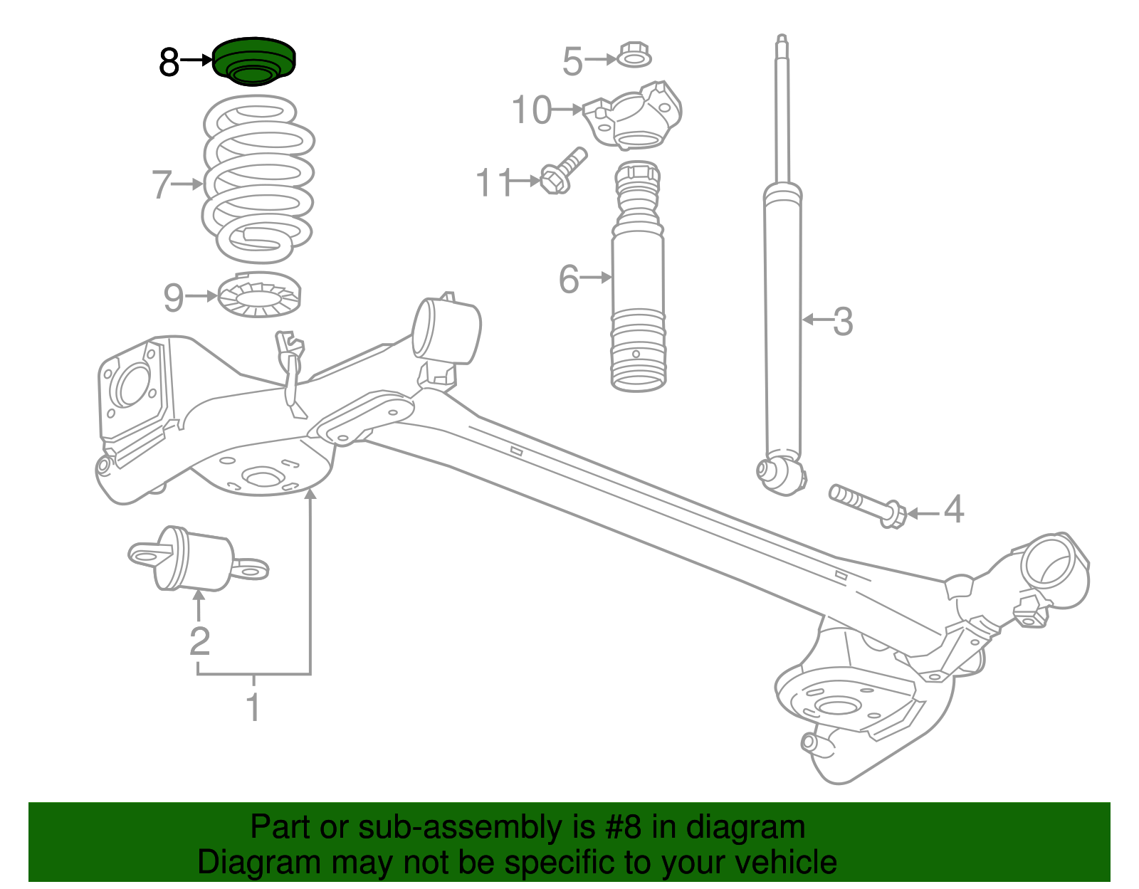 Coil Spring Insulator - GM (96853902)