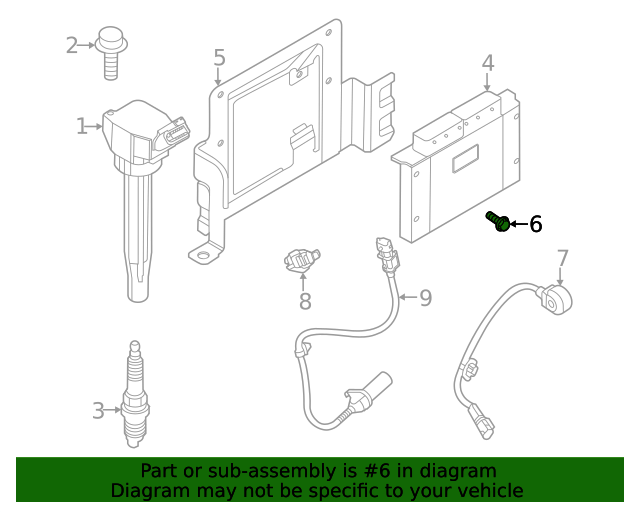 1140306146K Engine Water Pump Housing Bolt 20072023 Kia Kia.Parts Store