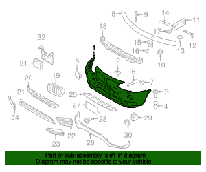 51117389913 - 2015-2018 BMW X4 Bumper Cover (51-11-7-389-913) | BMW of ...
