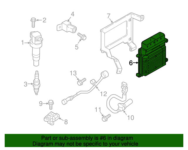 20172018 Hyundai Tucson Engine Control Module 391332ETA6 QuirkParts