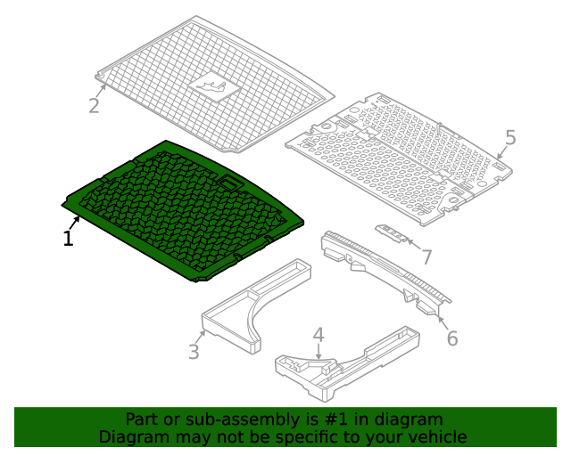 2021 Ford Bronco Sport Mat Floor M1PZ7813046KA QuirkParts