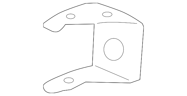 Passenger Side Rear Door Lower Hinge - GM (88937061)