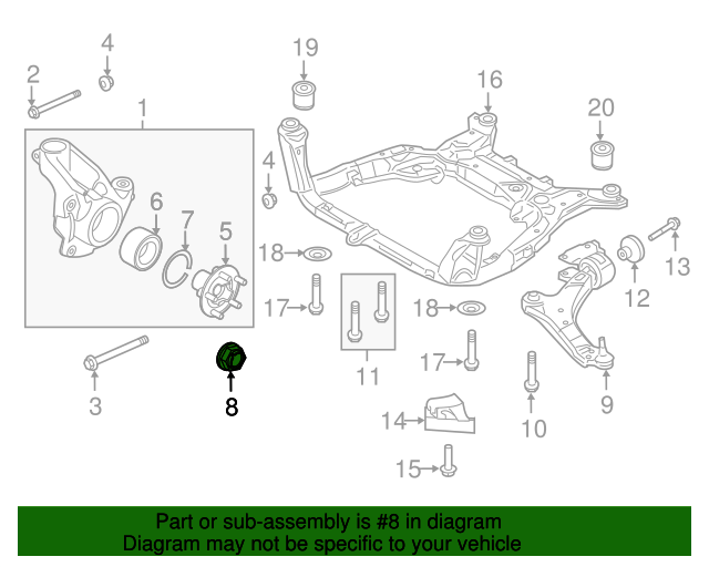 Genuine OEM Axle Nut Part LR024151 Fits 20052023 Land Rover Up To 35