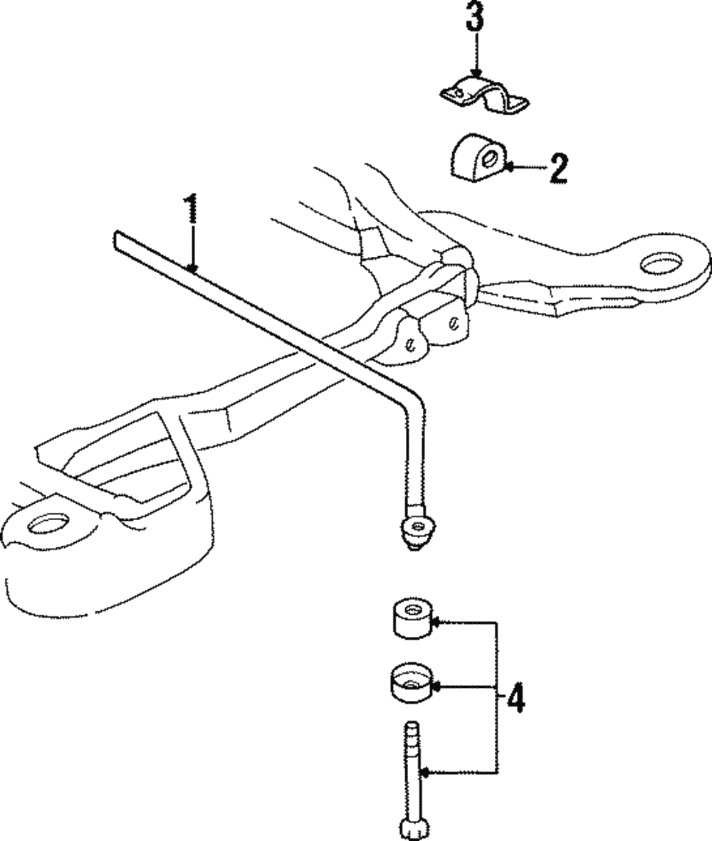 Stabilizer Bar Clamp - GM (25677401)