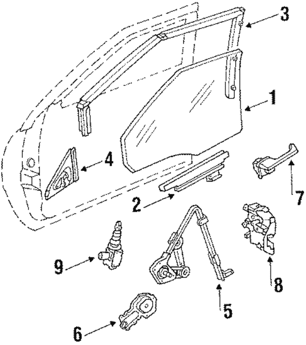Window Regulator - GM (20644859)