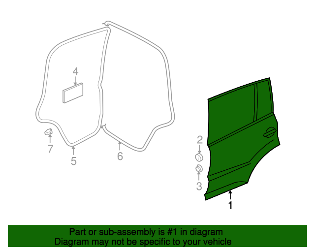 Door Shell 5N0-833-055-A