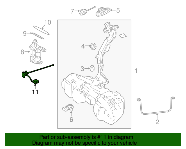 20152020 MercedesBenz Fuel Level Sensor 2055400017 MercedesBenz