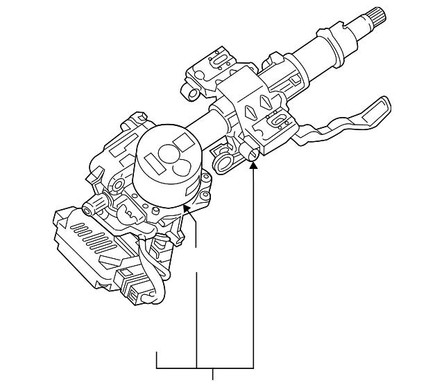 20172018 Hyundai Elantra Steering Column 56310F2200 OEM Parts Online
