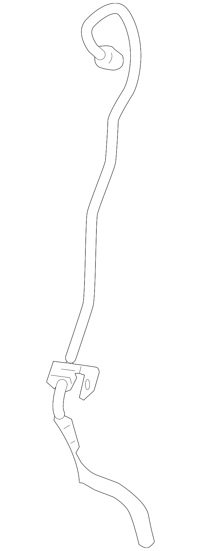 GM Genuine Automatic Transmission Fluid Cooler Inlet Line - OEM Replacement Part #39066278