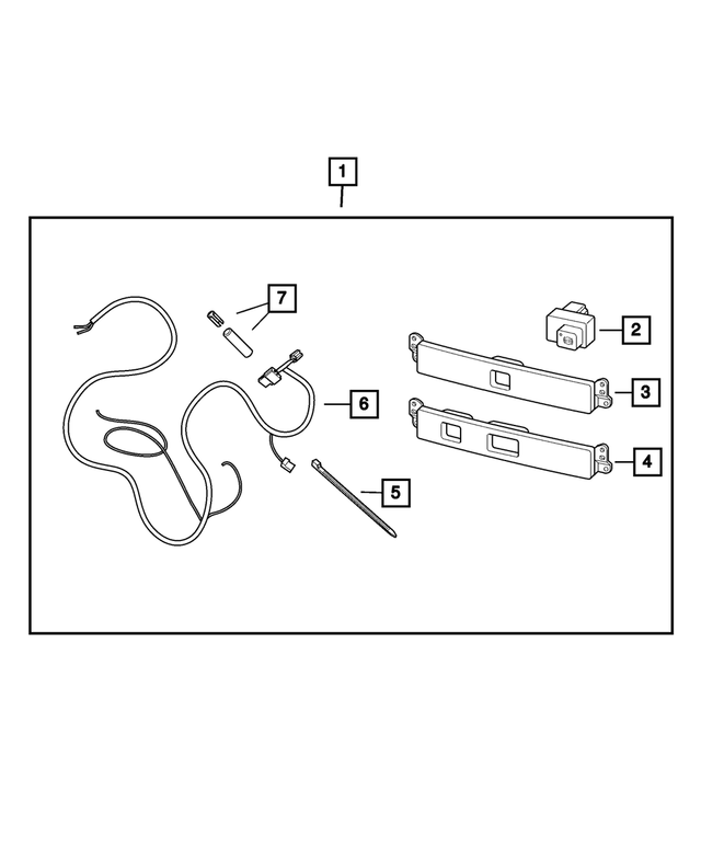 Genuine MOPAR Park Assist Camera Connector for 20082016 Mopar Part 5018395AA MOPAR