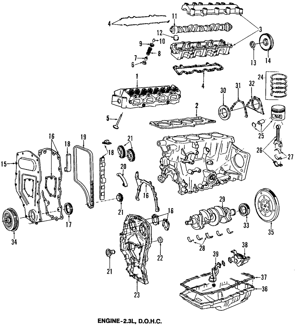 Engine Valve Cover Gasket - GM (12334625)
