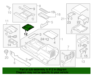 FL3Z-1504608-AT - Console Panel 2018-2020 Ford F-150 | AutoNationParts.com