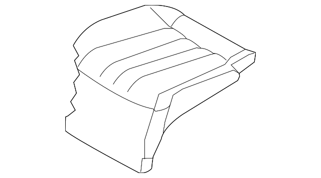 Rear Right Genuine Hyundai 89460-3NAA0-XIT Seat Back Covering Rear Right Genuine Hyundai 89460-3NAA0-XIT Seat Back Covering