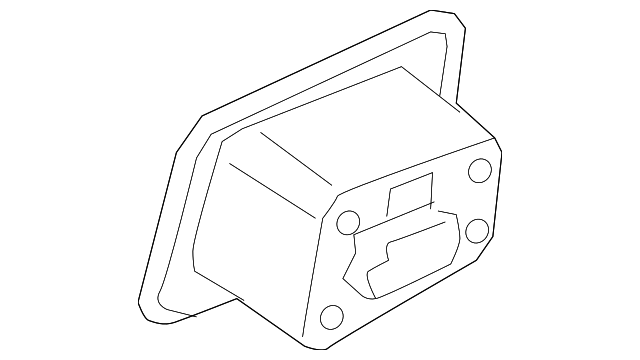Passenger Side Outside Rearview Mirror Gasket - GM (84309718)