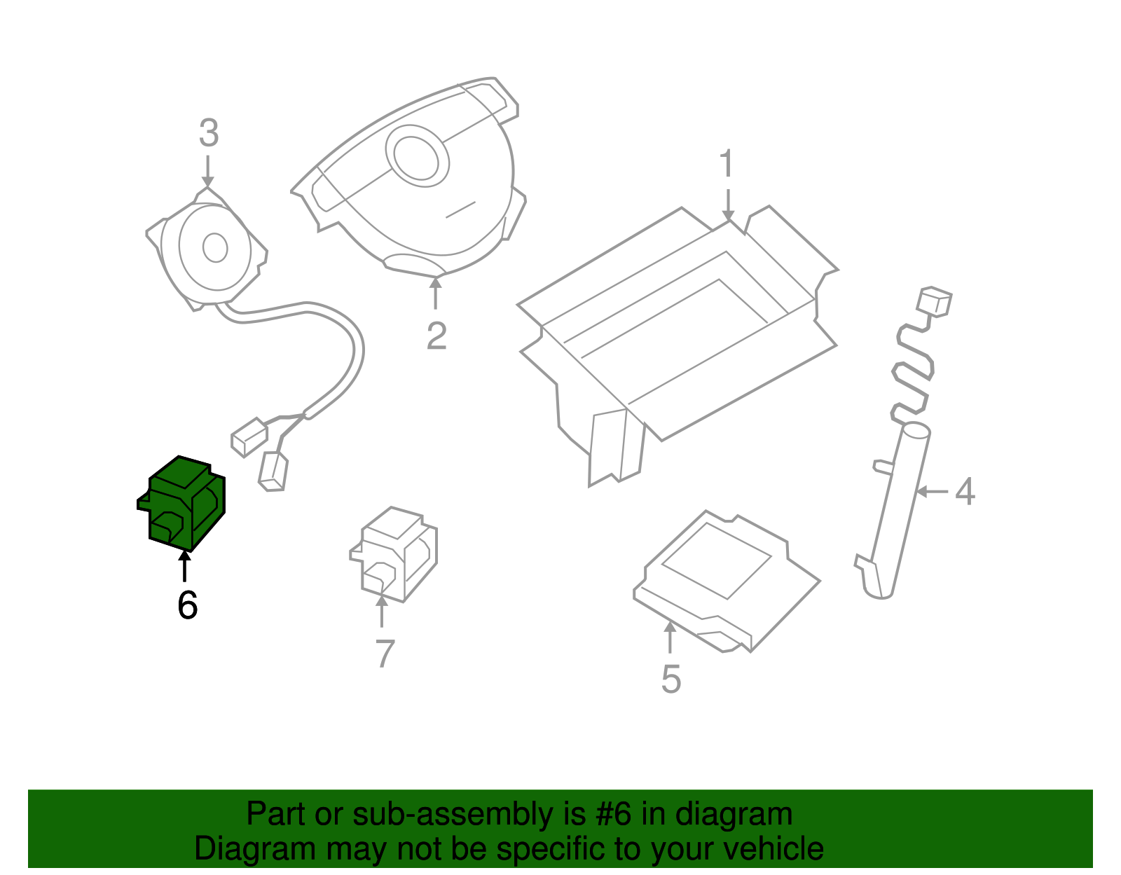 Airbag Front End Sensor - GM (96808125)