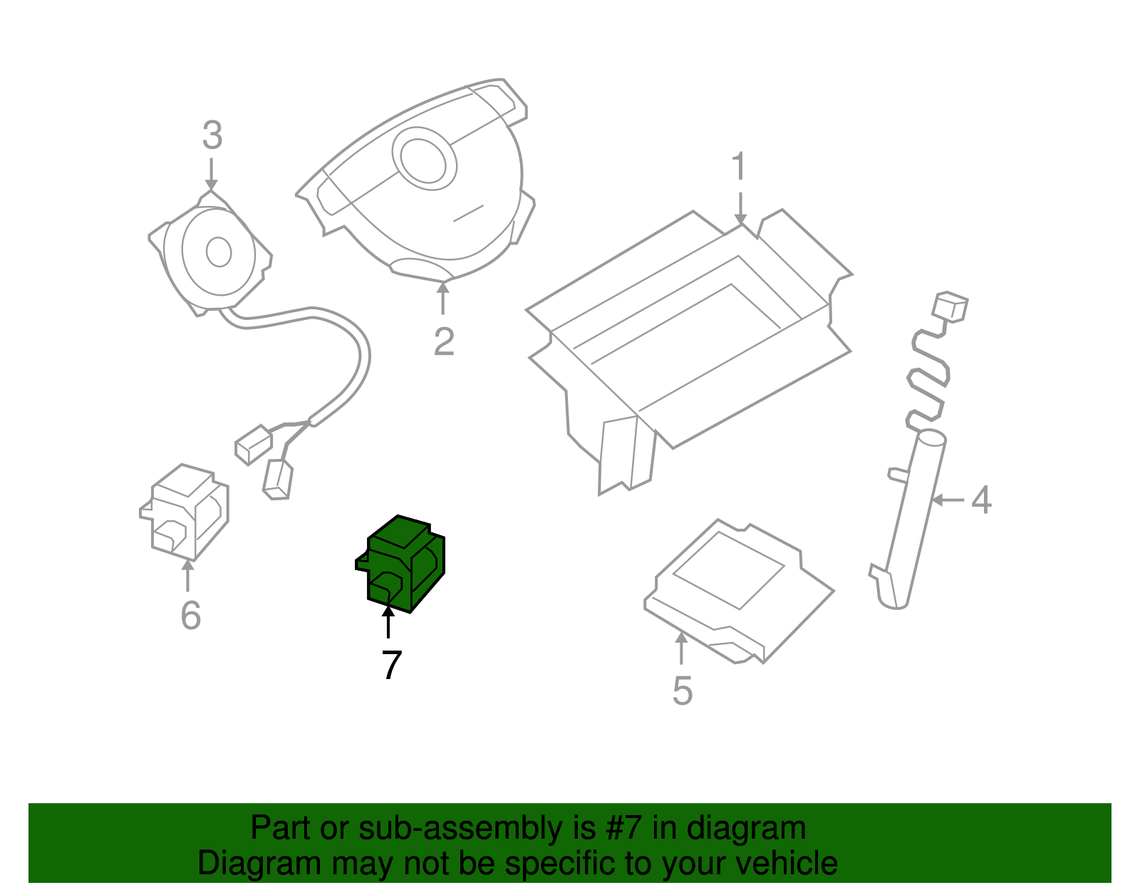 Airbag Side Impact Sensor - GM (96808853)