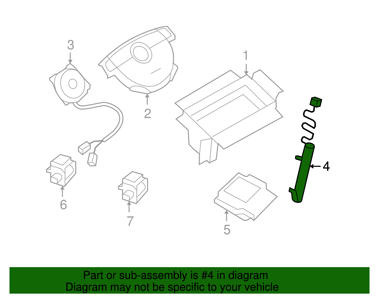 Front Side Airbag - GM (96813767)