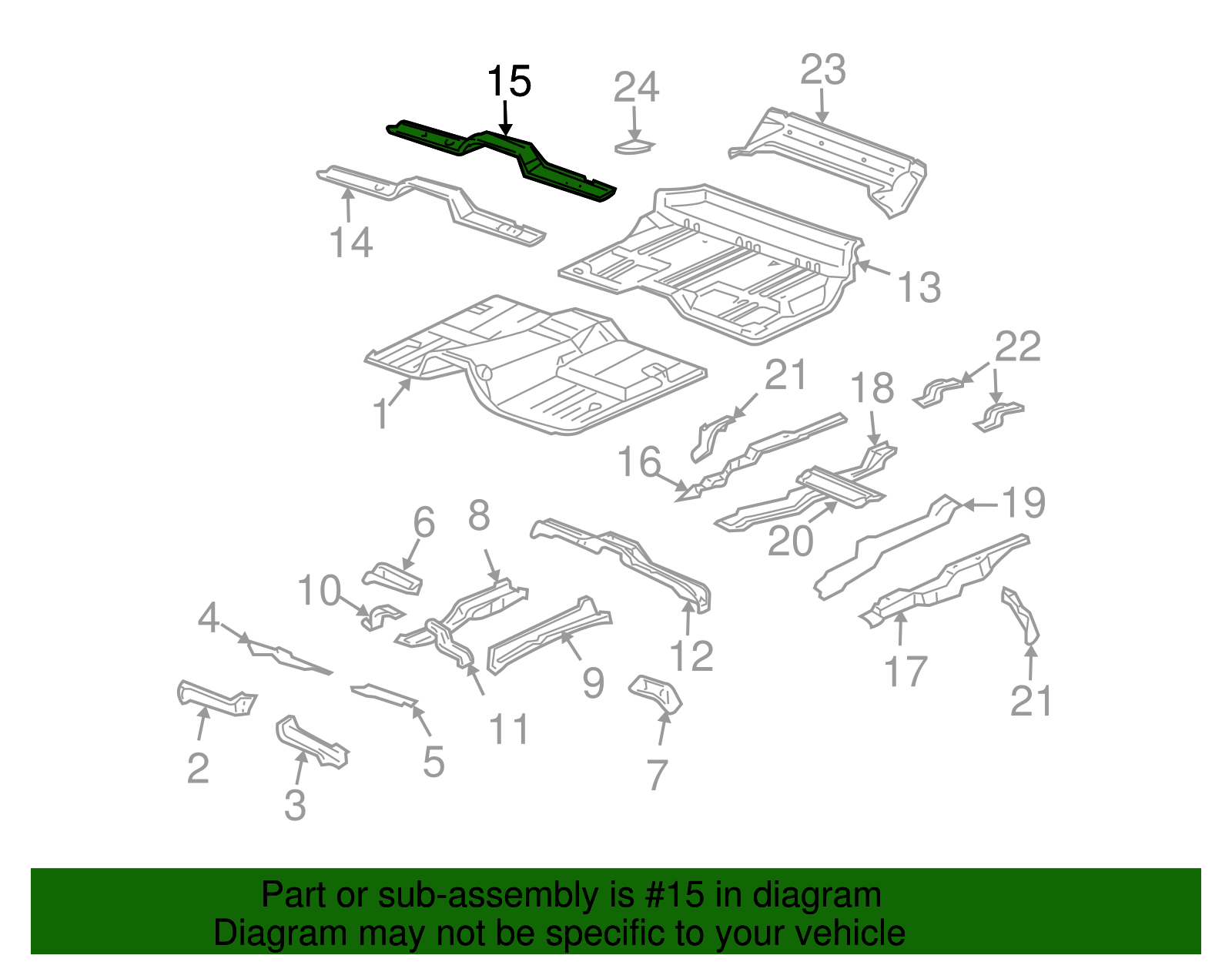 Upper Reinforced - GM (15189815)