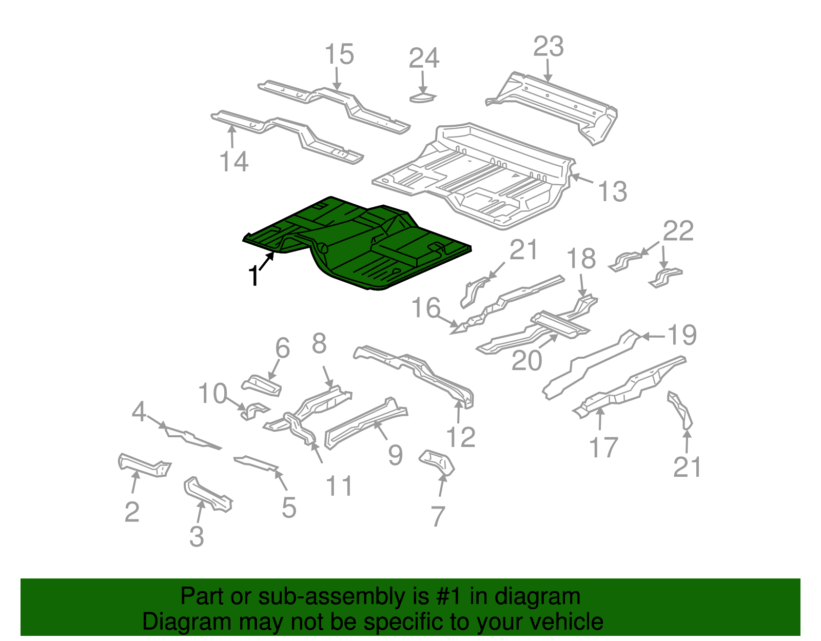 Panel Assembly-F/Floor - GM (25910525)