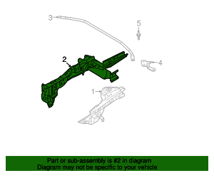 64601-2F010 - Rail Assembly 2004-2009 Kia | Kia.Parts Store